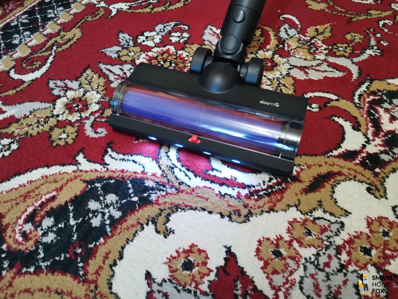 Deerma T50W уборка ковра